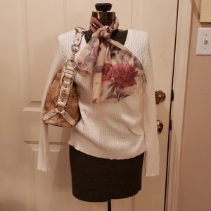 Evan Picon Beige Cotton Sweater